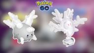 Shiny Galarian Corsola and Cursola (Image via The Pokemon Company)